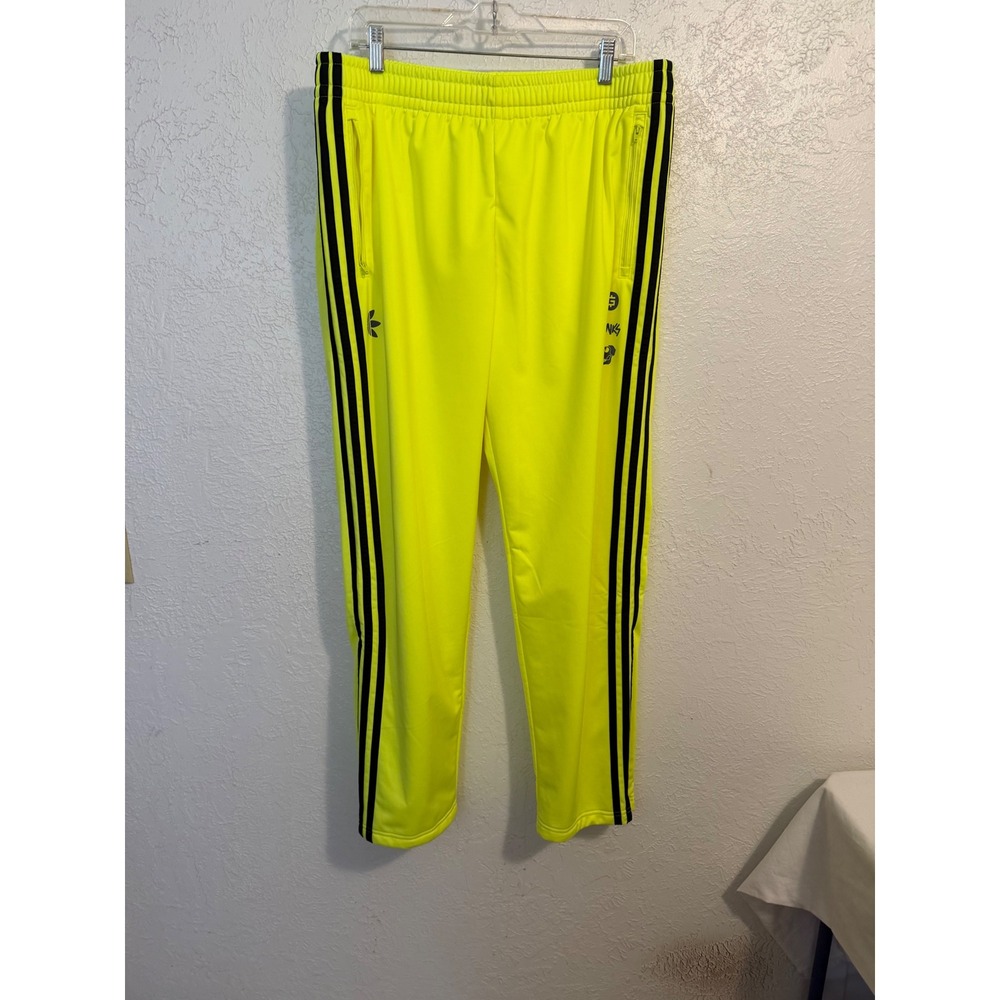 Adidas Originals x BAYC Punks Gmoney Neon Yellow Track Pants Mens XL